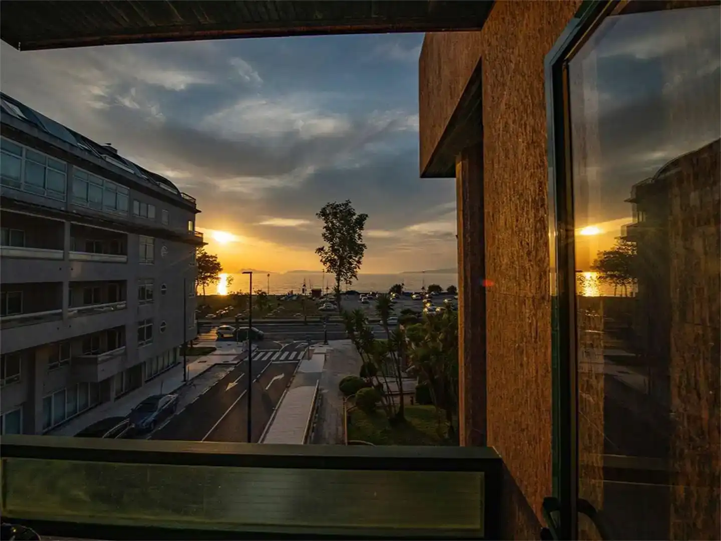 Terrasse von Wohnungen zur Miete in Vigo  mit Möbliert und Balkon