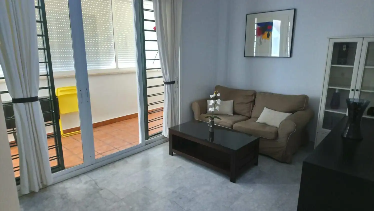 Living room of Flat for rent in Mairena del Aljarafe  with Terrace, Furnished and Community pool