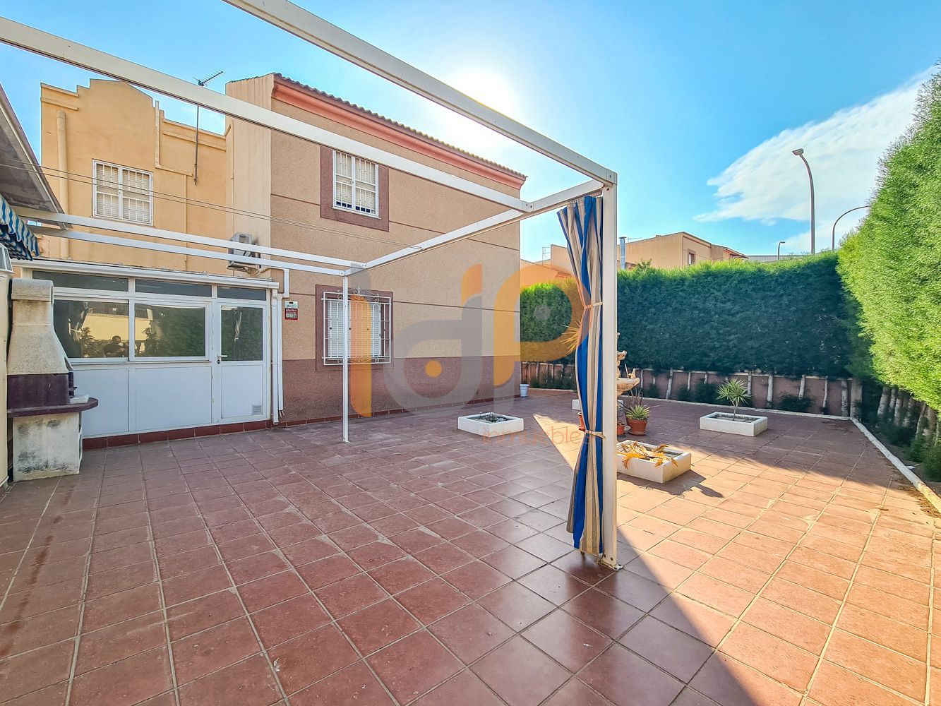 Terrasse von Maisonette zum verkauf in Huércal de Almería mit Klimaanlage und Terrasse