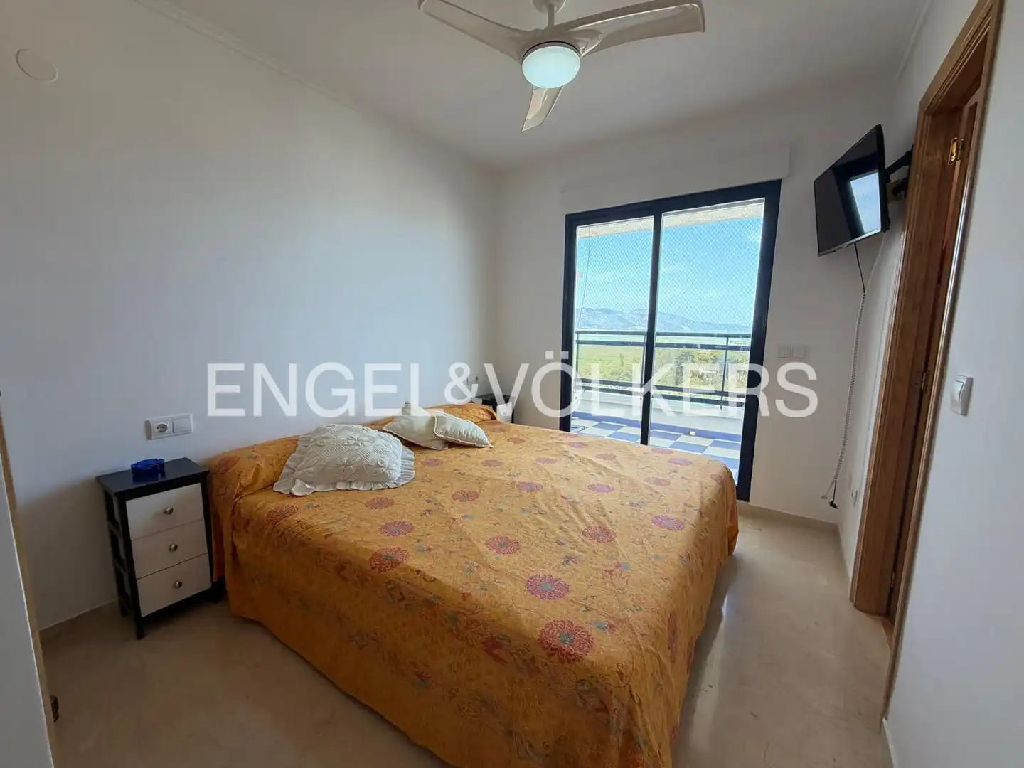 Bedroom of Flat for rent in Gandia  with Air Conditioner, Heating and Terrace