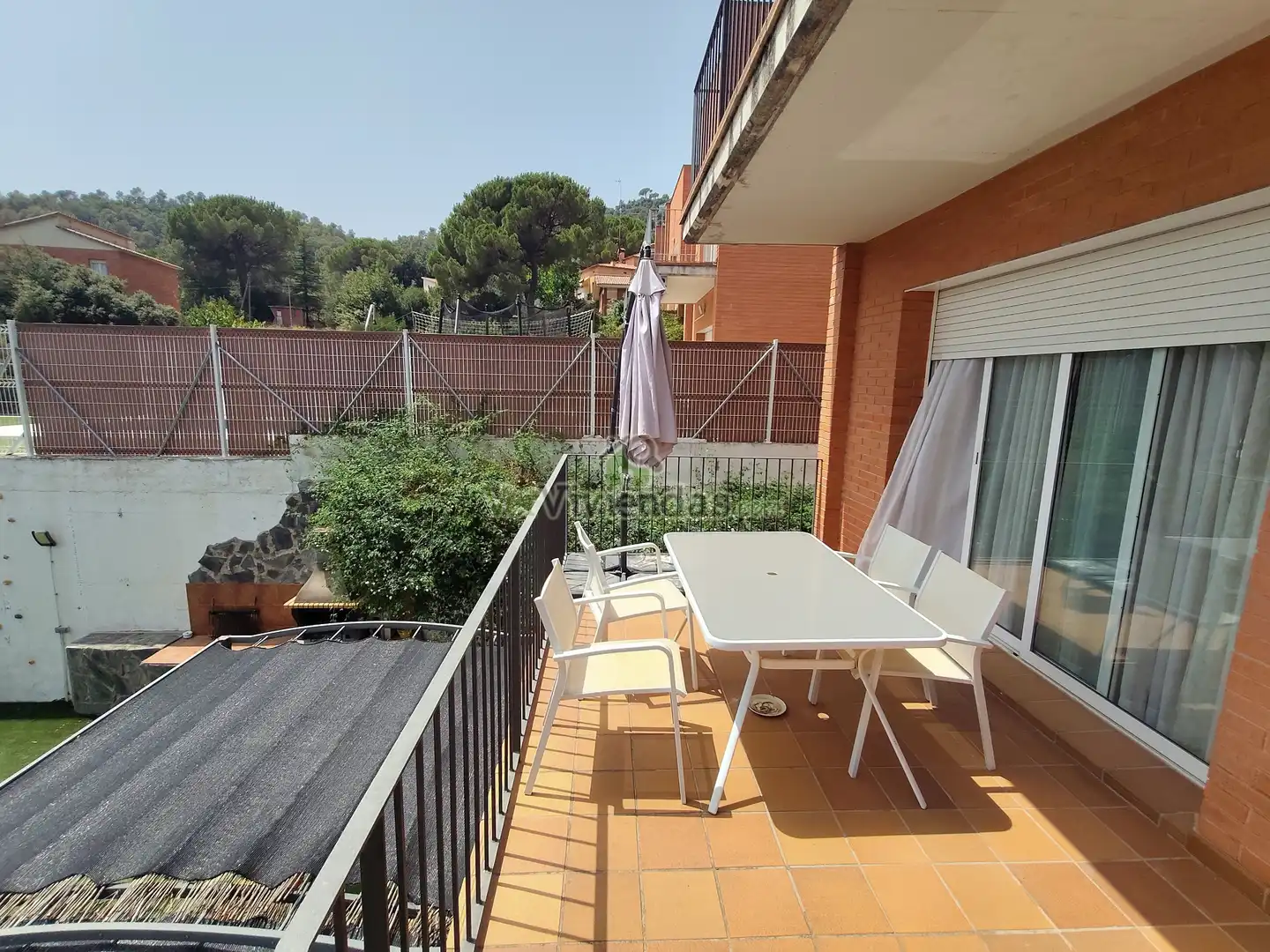 Terrassa de Casa adosada en venda en Castellar del Vallès amb Calefacció, Jardí privat i Terrassa