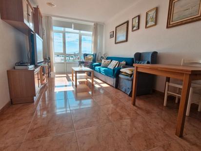 Living room of Flat for sale in Foz  with Heating, Storage room and Furnished