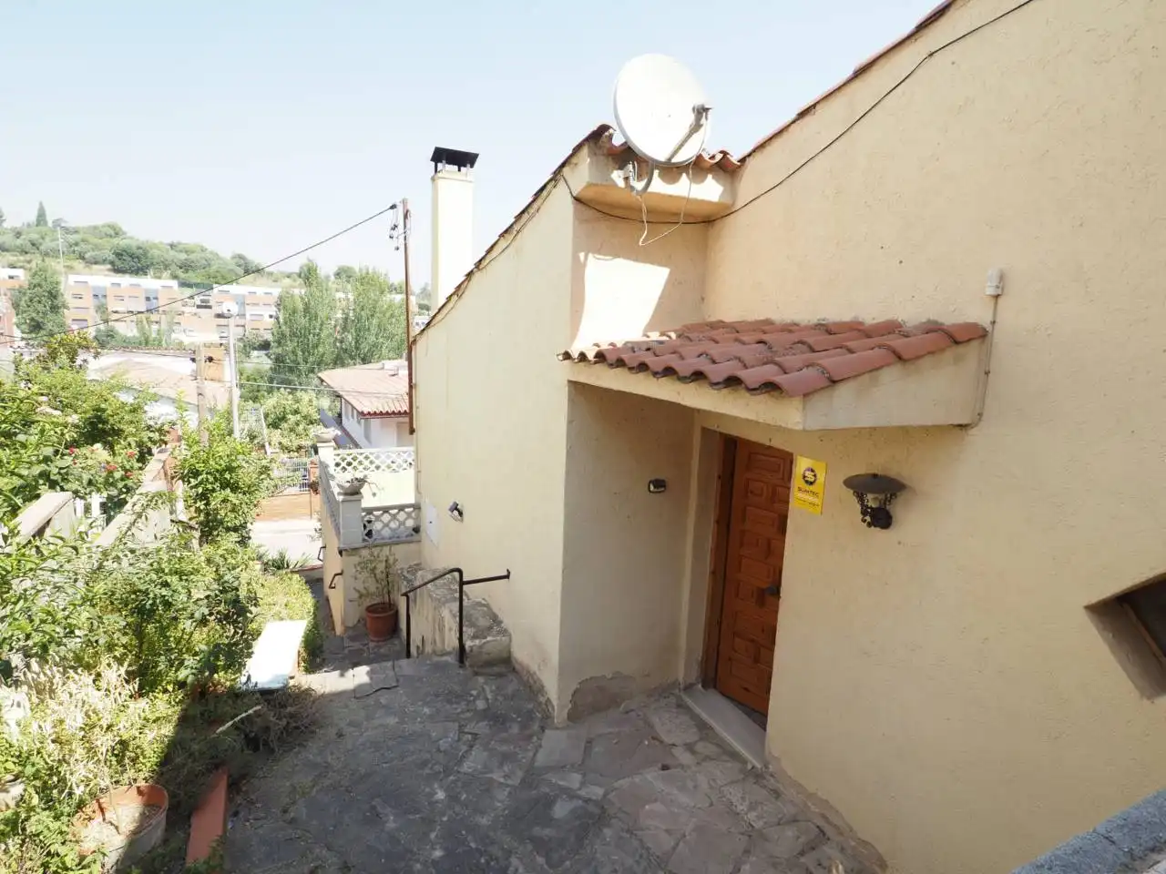 Vista exterior de Casa o xalet en venda en Granollers amb Calefacció, Jardí privat i Terrassa