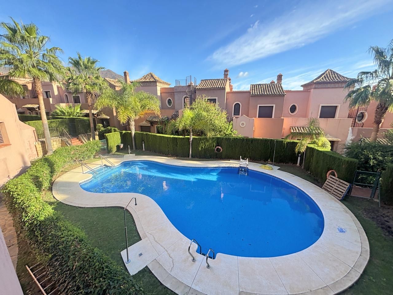 Garden of Single-family semi-detached for sale in Estepona  with Air Conditioner, Heating and Terrace