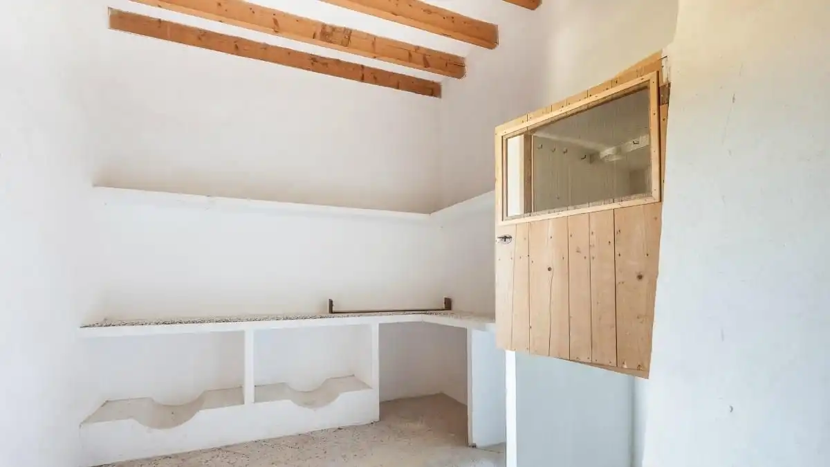 Cocina de Finca rústica en venta en Escorca con Jardín privado, Terraza y Trastero