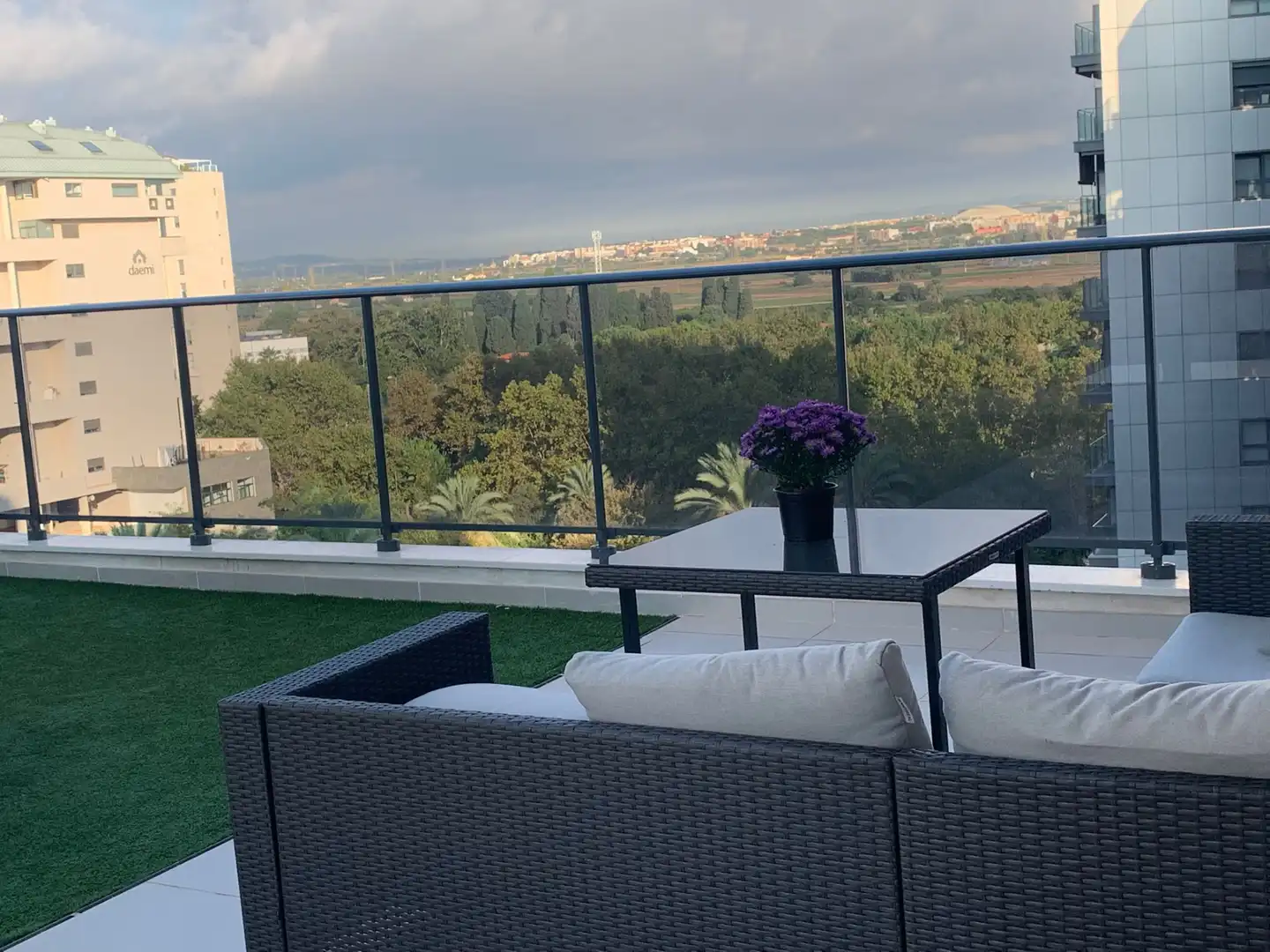 Terraza de Ático en venta en Valencia con Aire acondicionado, Calefacción y Jardín privado