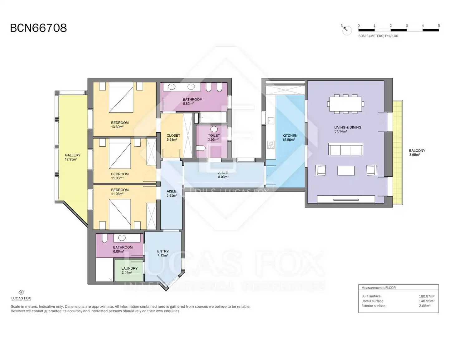 Piso en venta en Barcelona con Aire acondicionado, Calefacción y Parquet