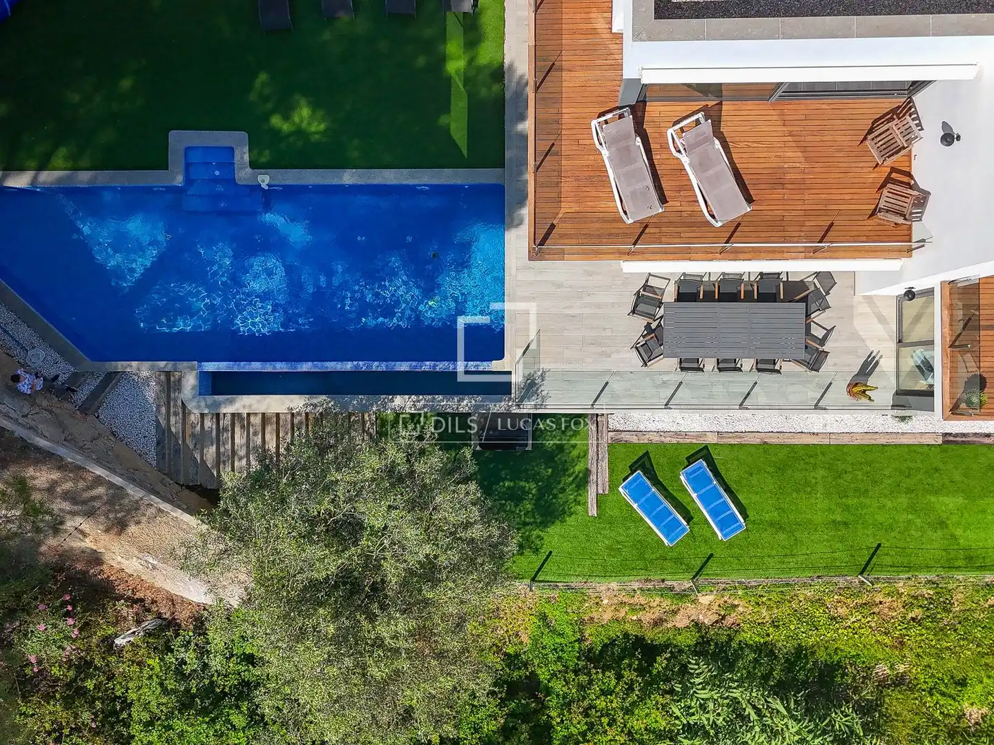 Schwimmbecken von Haus oder Chalet zum Verkauf in Begur mit Klimaanlage, Heizung und Privatgarten