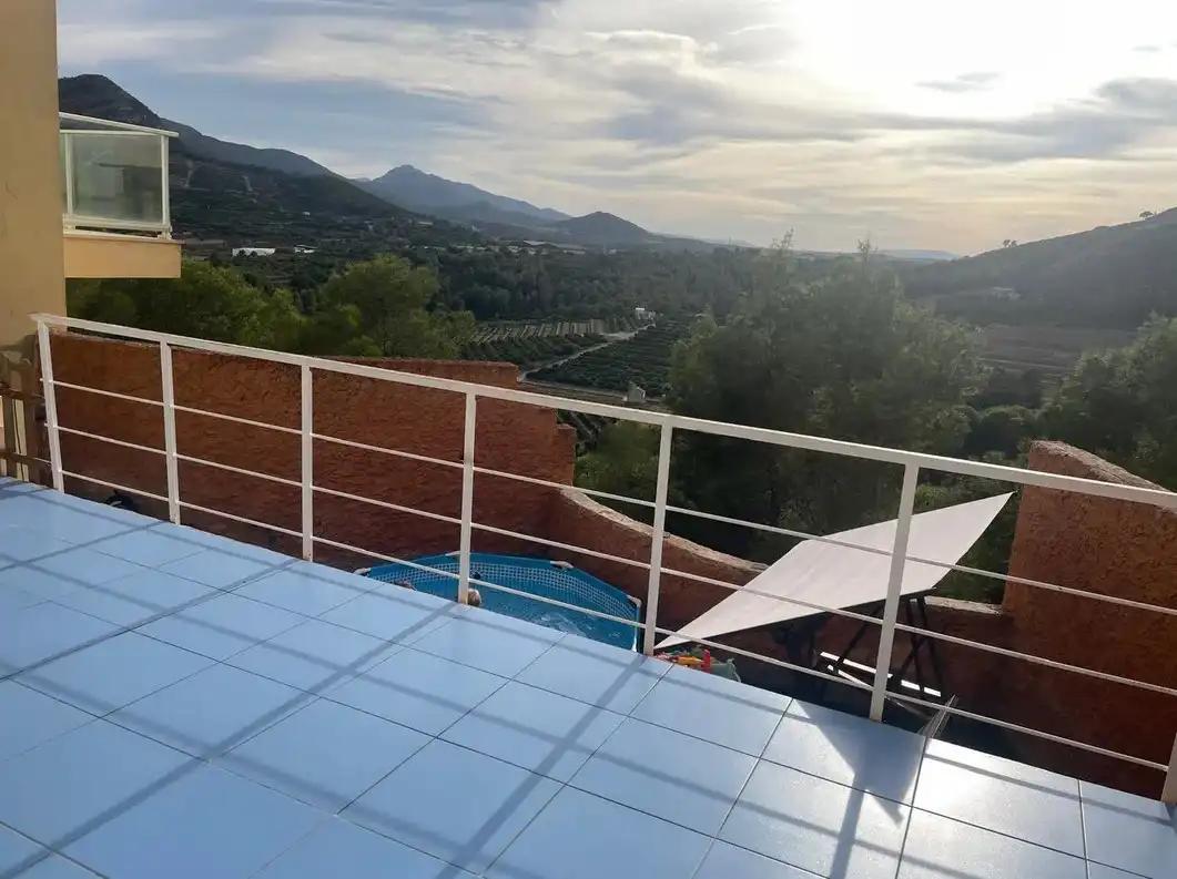 Terraza de Casa o chalet en venta en Almiserà con Aire acondicionado, Calefacción y Jardín privado