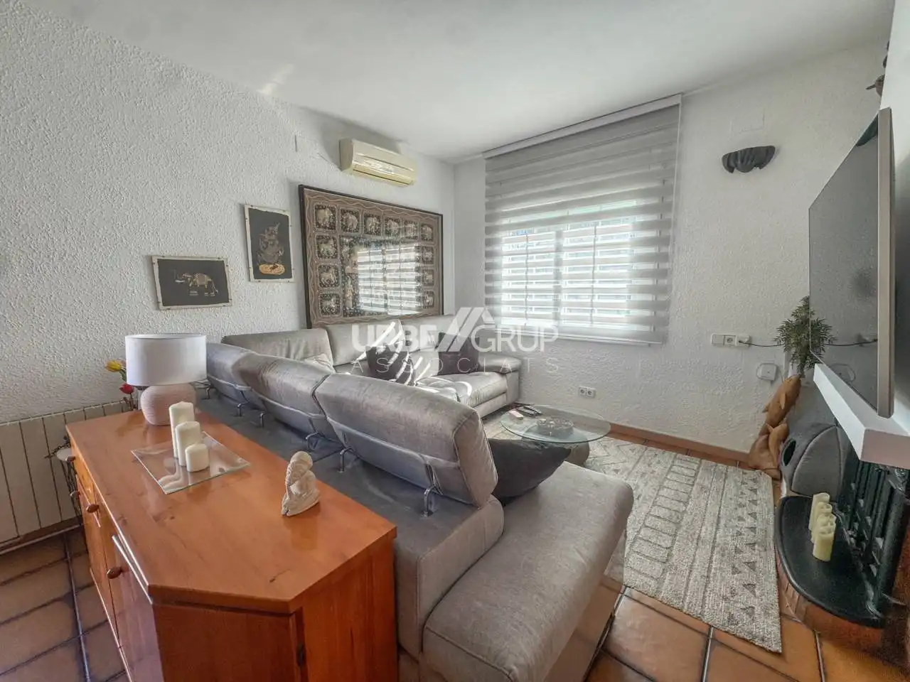 Wohnzimmer von Haus oder Chalet zum Verkauf in Sant Esteve Sesrovires mit Klimaanlage, Heizung und Terrasse