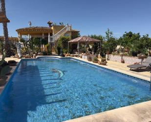 Swimming pool of Country house for sale in Catral  with Air Conditioner and Swimming Pool