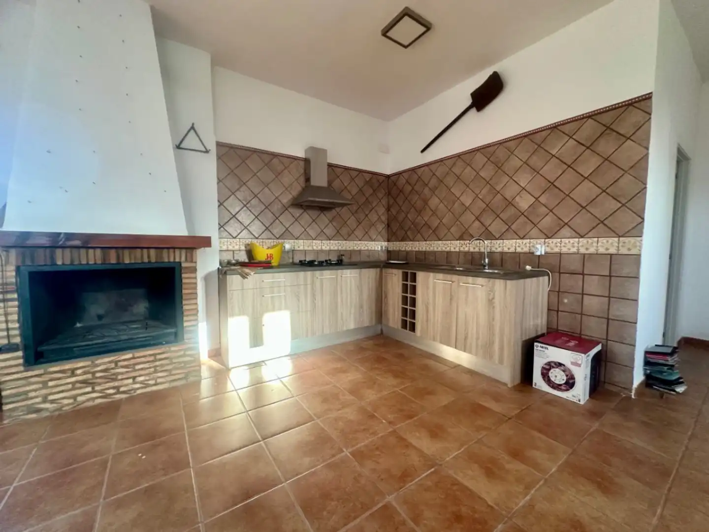 Cocina de Finca rústica en venta en Callosa d'en Sarrià con Jardín privado, Terraza y Trastero