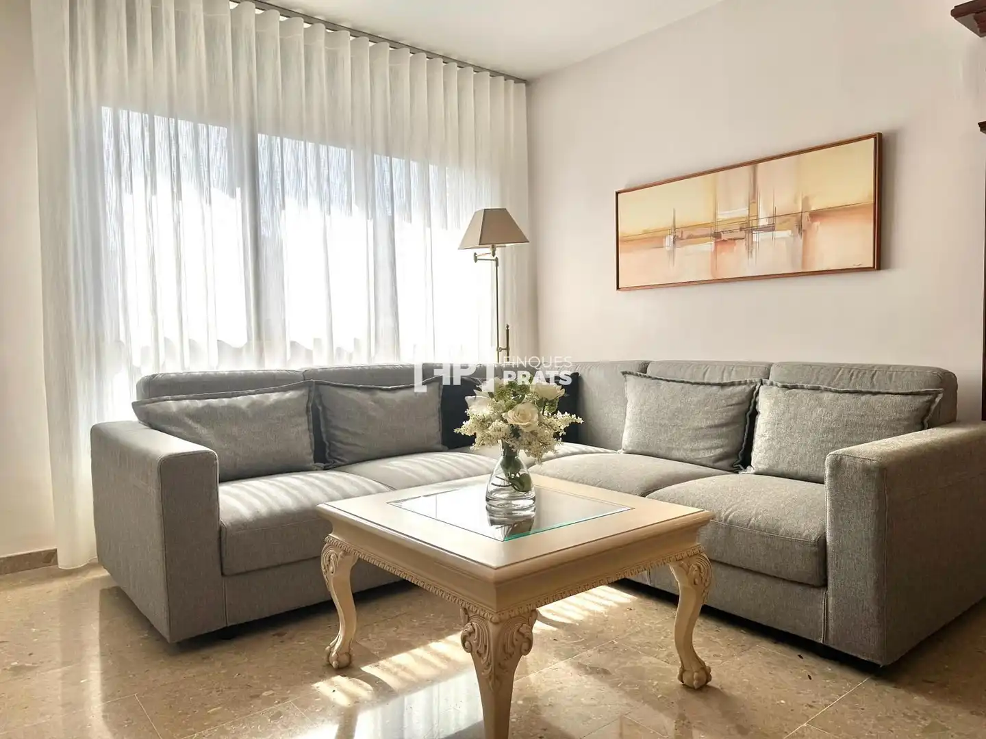 Sala d'estar de Àtic en venda en Lleida amb Aire condicionat, Calefacció i Terrassa