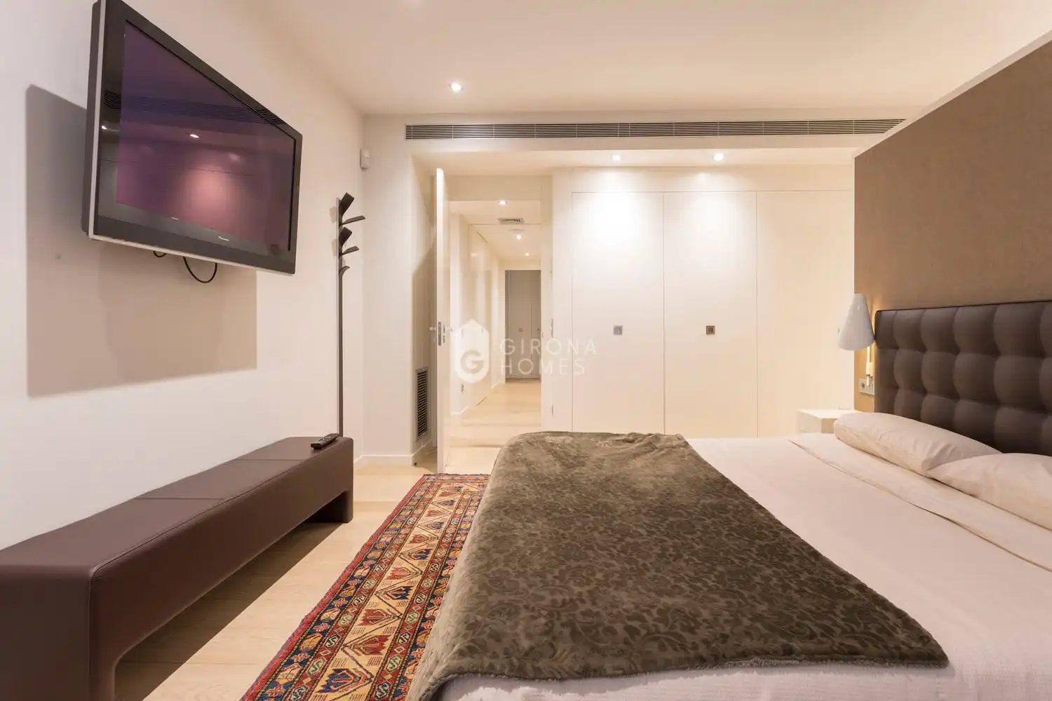 Schlafzimmer von Wohnungen zum Verkauf in Girona mit Klimaanlage, Heizung und Terrasse