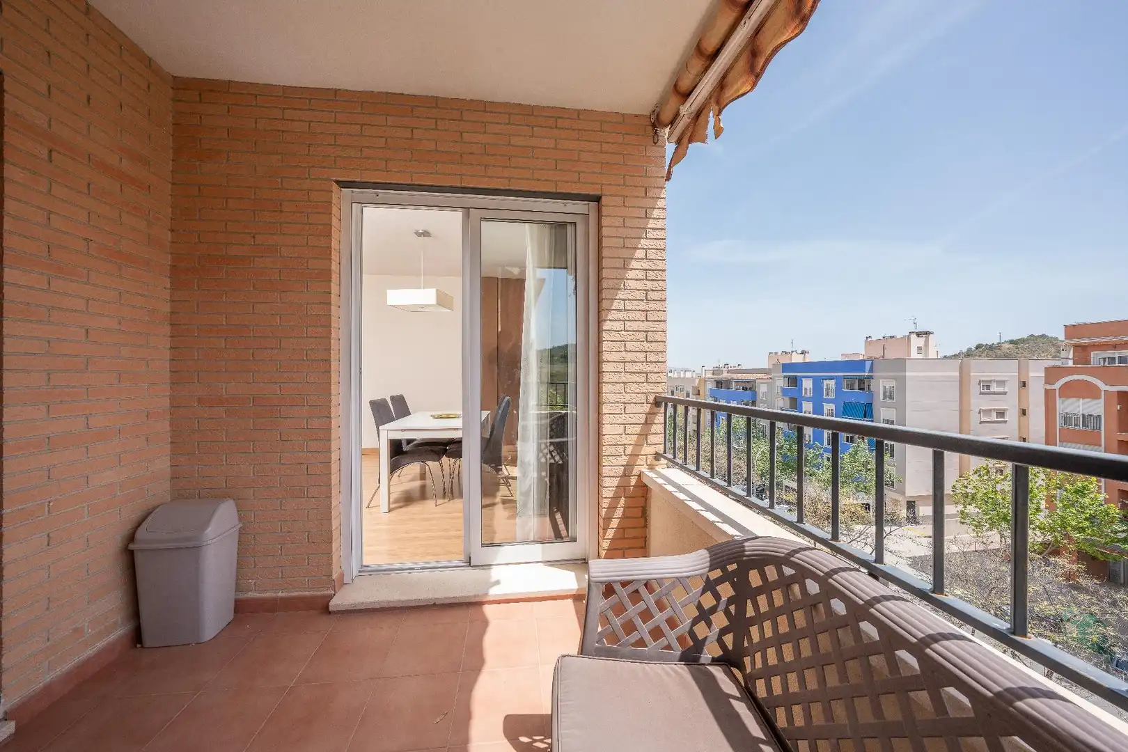 Balcony of Flat for sale in Aspe  with Air Conditioner and Balcony