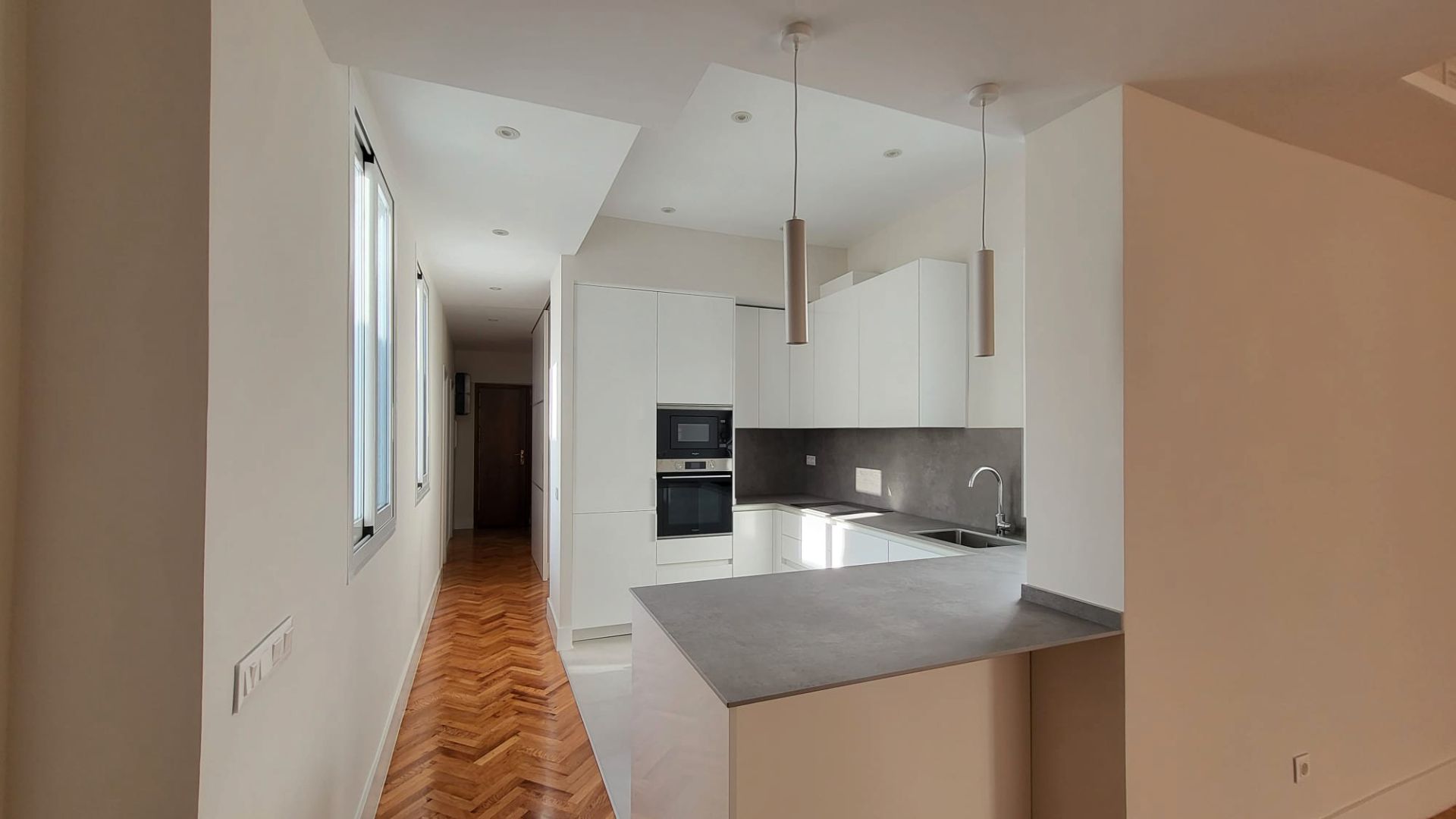 Cuina de Àtic de lloguer en  Madrid Capital amb Aire condicionat, Calefacció i Terrassa