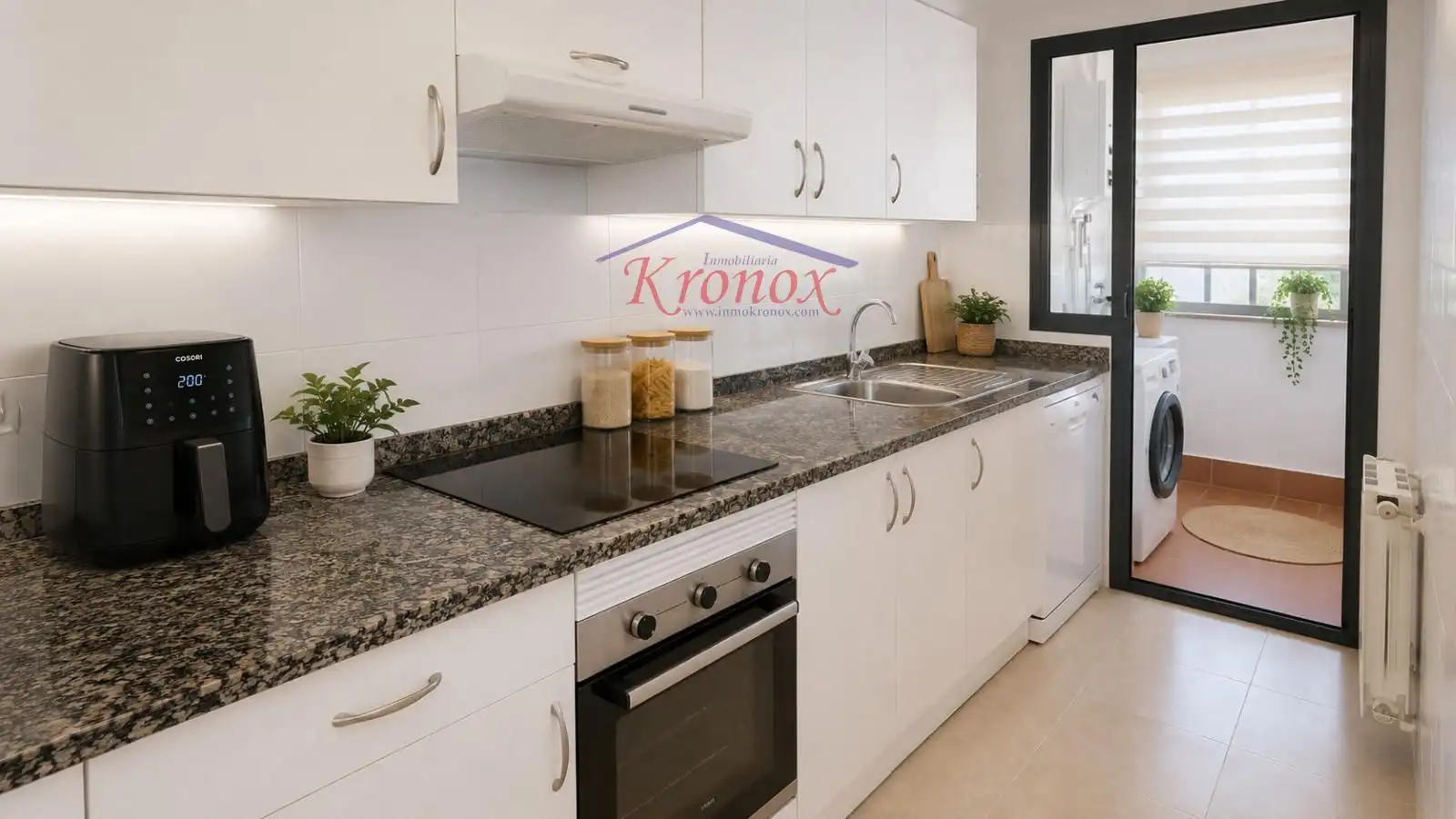 Cocina de Piso en venta en Madrid con Calefacción, Terraza y Alarma