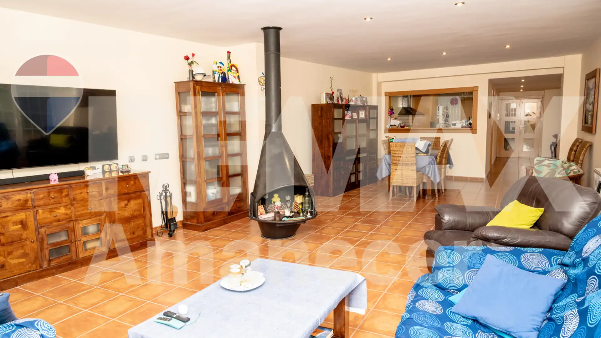 Sala d'estar de Casa o xalet en venda en Alfafara amb Terrassa