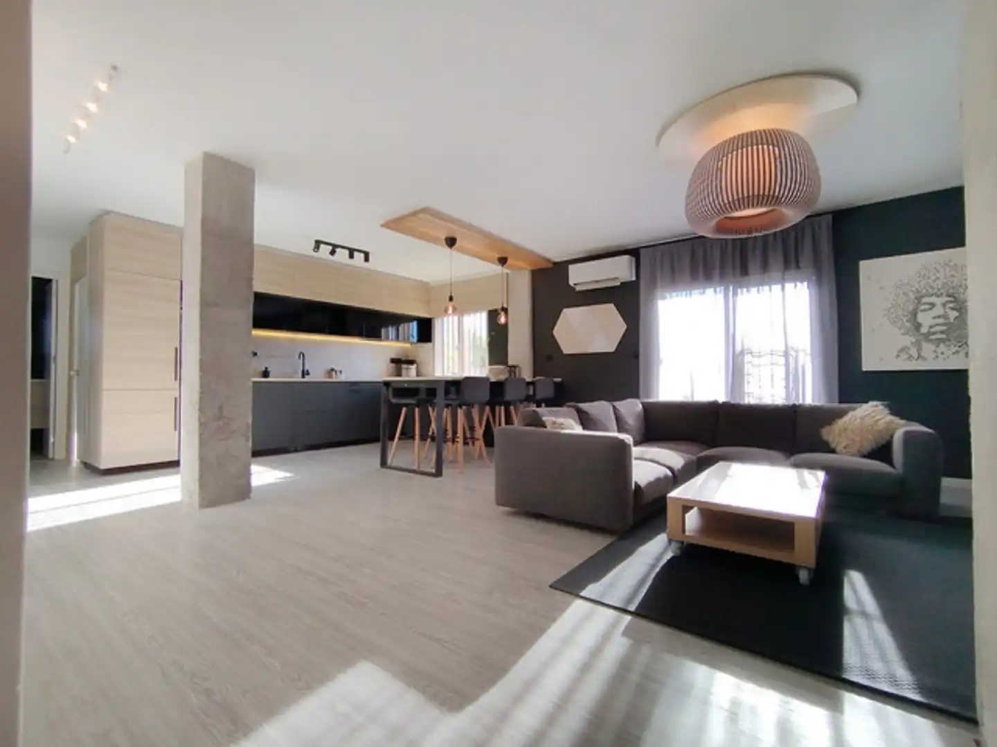 Sala d'estar de Apartament en venda en Mijas amb Aire condicionat i Terrassa