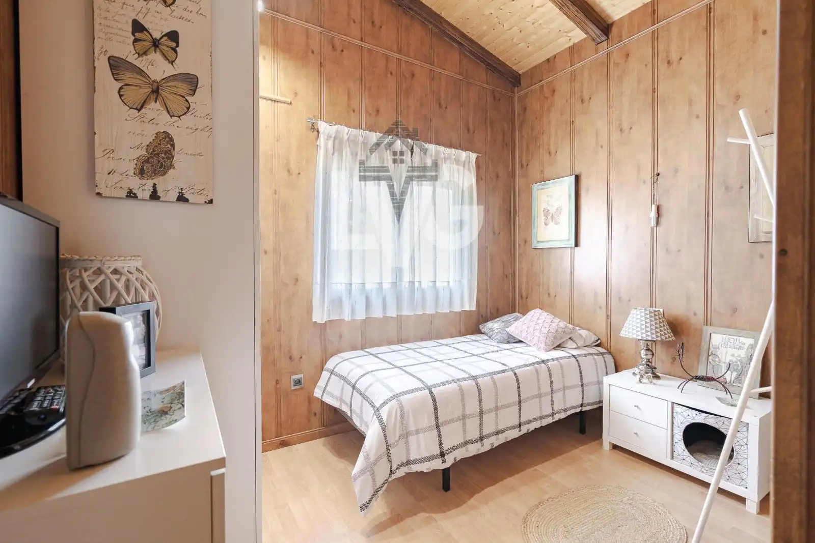 Schlafzimmer von Haus oder Chalet zum Verkauf in Valdetorres de Jarama mit Klimaanlage, Heizung und Privatgarten