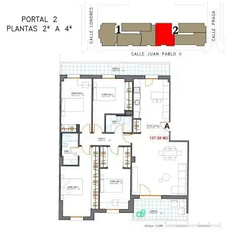 Flat with pool for sale in La Lastra, imagen 2