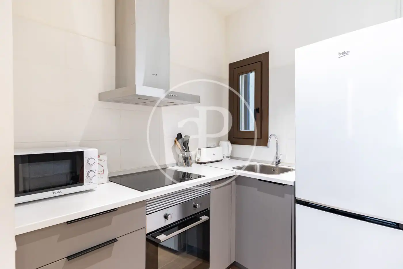 Kitchen of Flat for sale in Barcelona  with Heating and Furnished