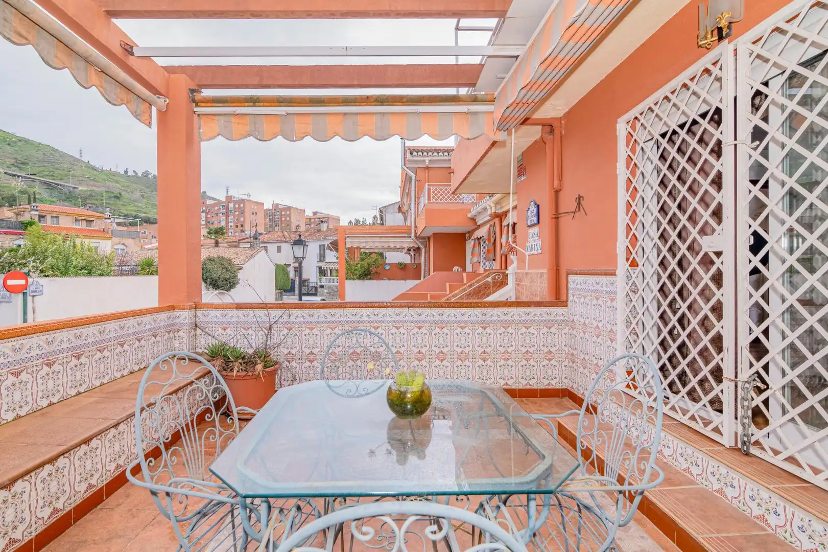 Terrace of Detached homes for sale in Granada  with Air Conditioner and Heating