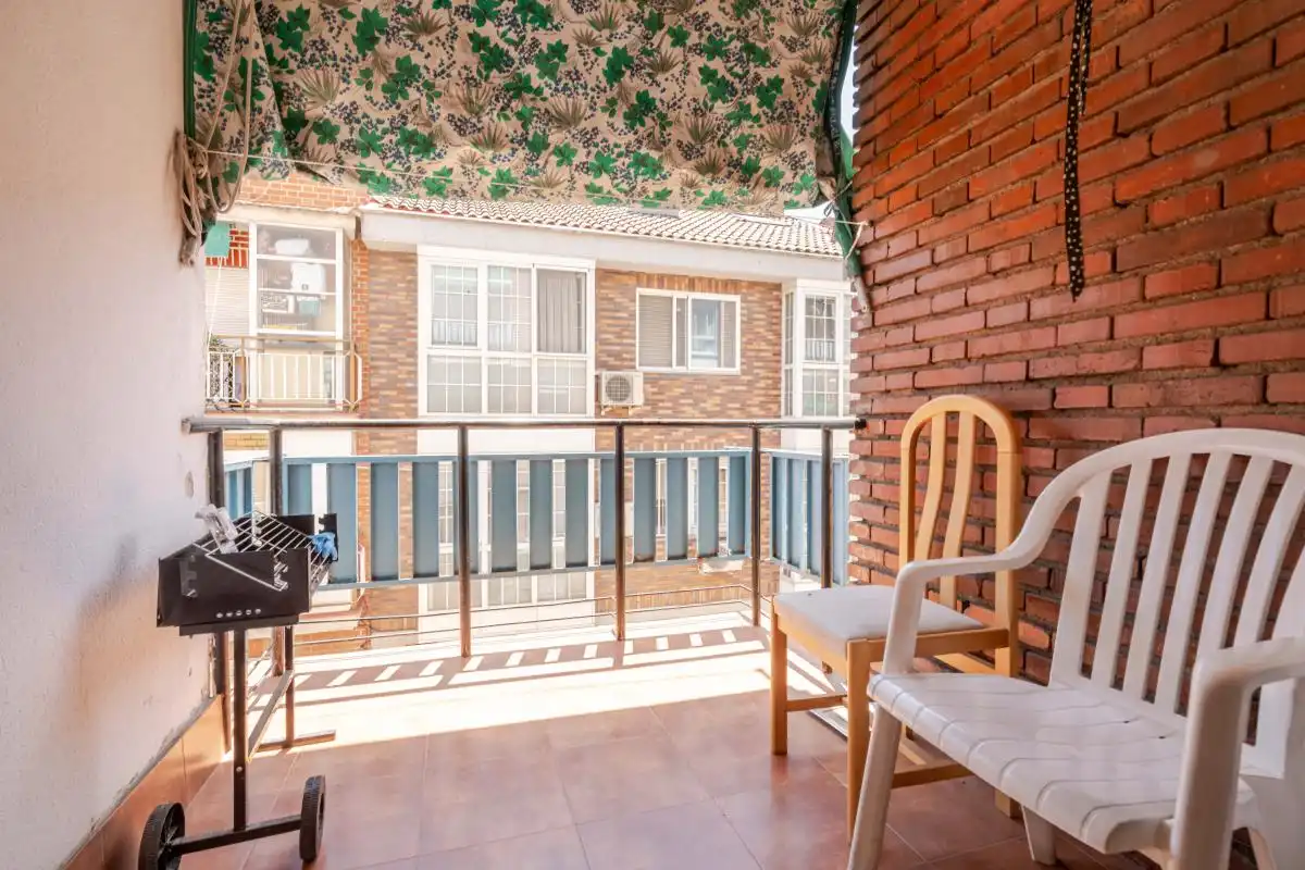 Balcony of Flat for sale in Madrid  with Heating and Storage room