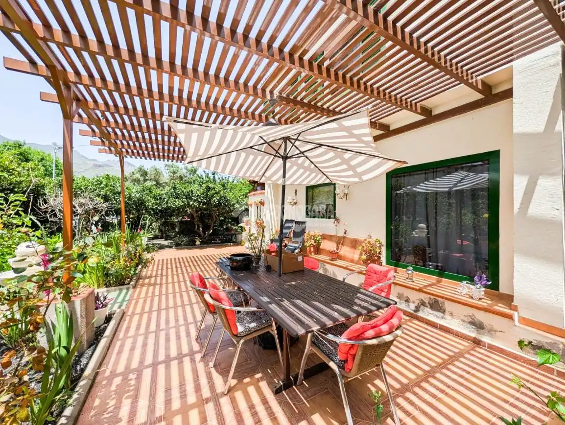 Terraza de Casa o chalet en venta en Valsequillo de Gran Canaria con Aire acondicionado y Parquet
