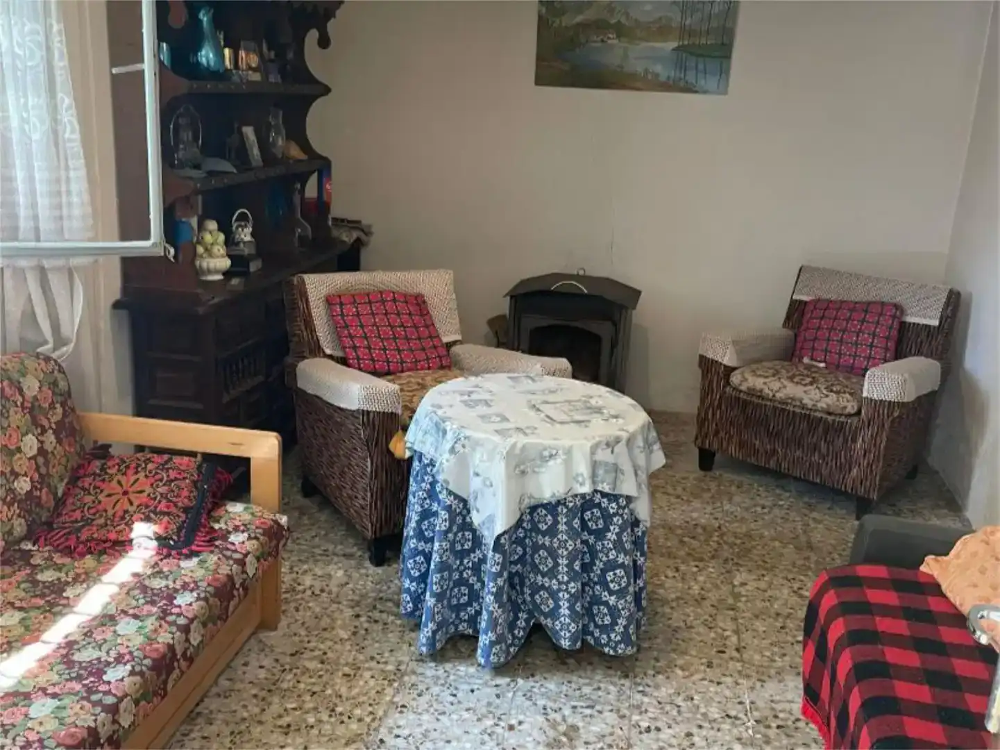 Sala de estar de Finca rústica en venta en Adradas