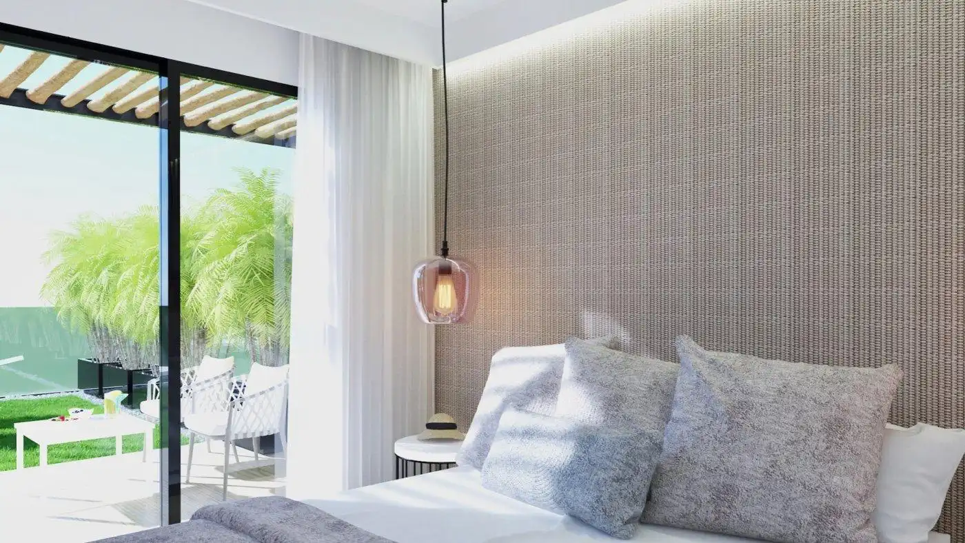 Habitación de Apartamento en venta en Mogán con Aire acondicionado, Jardín privado y Terraza