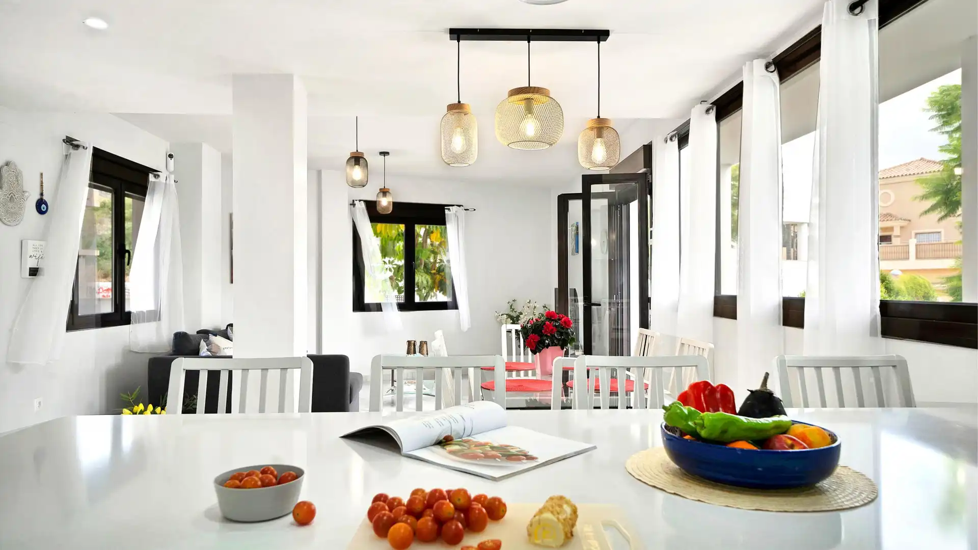 Dining room of Houses for sale in Mijas  with Private garden and Balcony