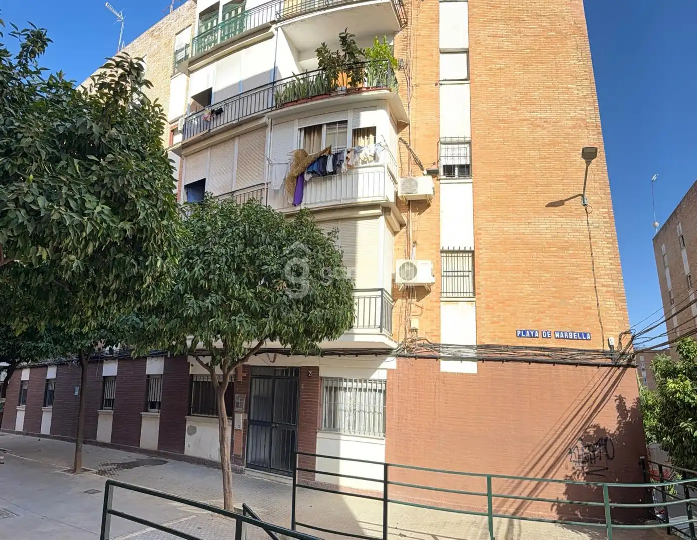 Vista exterior de Piso en venta en Sevilla con Terraza
