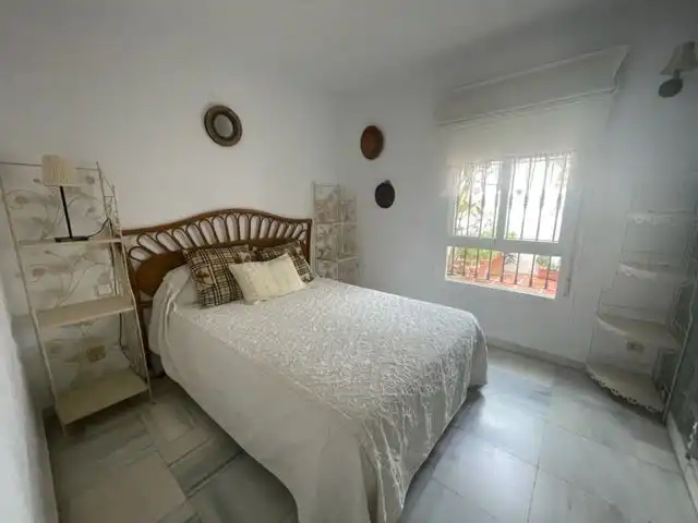 Bedroom of Attic for rent in Marbella  with Air Conditioner, Terrace and Furnished