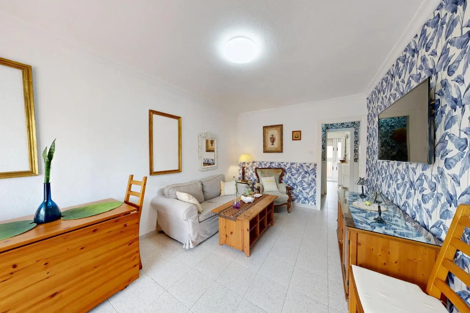 Sala de estar de Apartamento en venta en Cartagena con Aire acondicionado, Calefacción y Terraza
