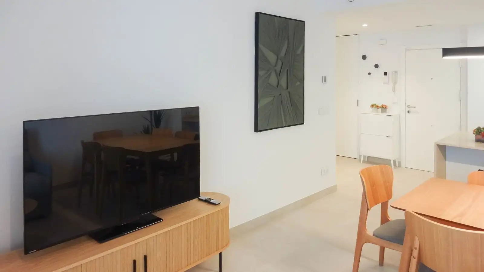 Wohnzimmer von Wohnungen zum Verkauf in Oliva mit Klimaanlage, Heizung und Terrasse