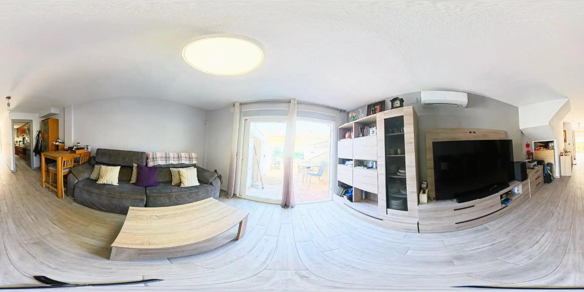 Living room of Detached homes for sale in L'Alfàs del Pi  with Air Conditioner, Private garden and Terrace