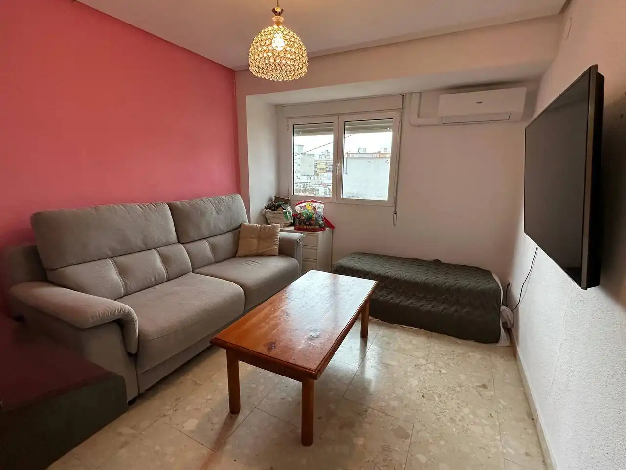 Sala de estar de Piso en venta en Gandia con Aire acondicionado, Calefacción y Parquet