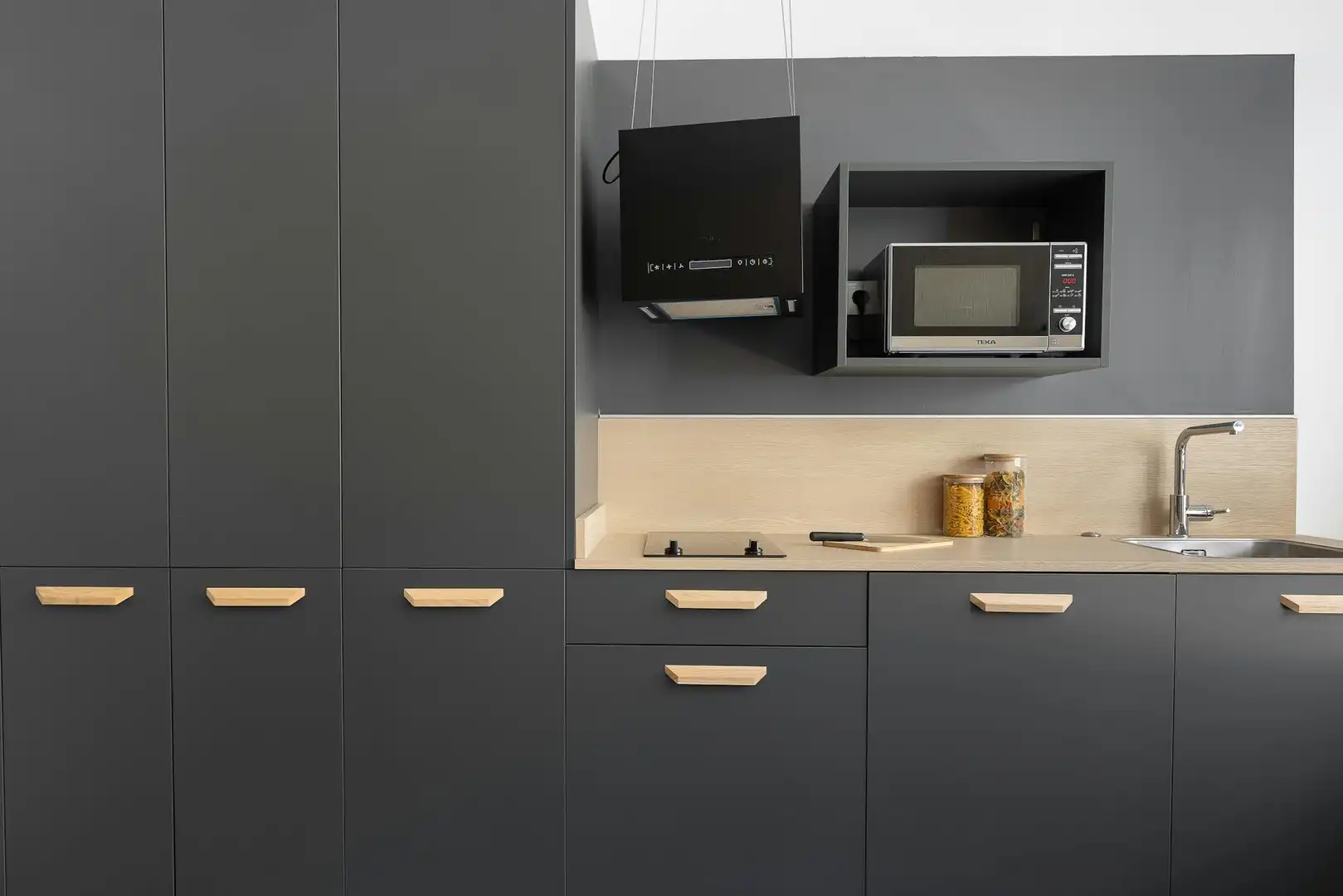 Kitchen of Flat for rent in Valencia  with Air Conditioner