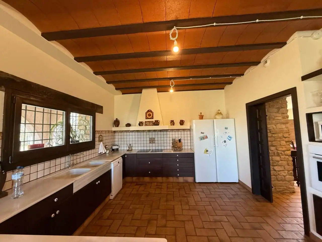 Cuina de Casa o xalet en venda en Montornès del Vallès amb Calefacció, Jardí privat i Terrassa