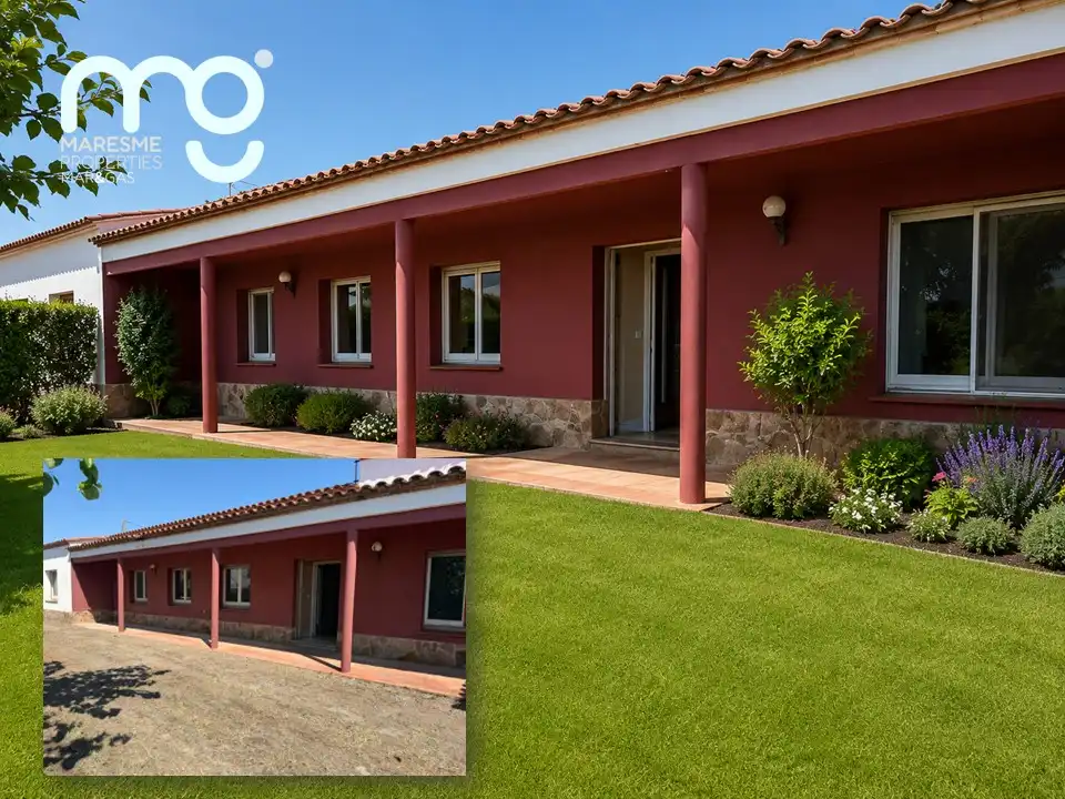 Vista exterior de Finca rústica en venta en Vilassar de Mar con Jardín privado y Alarma