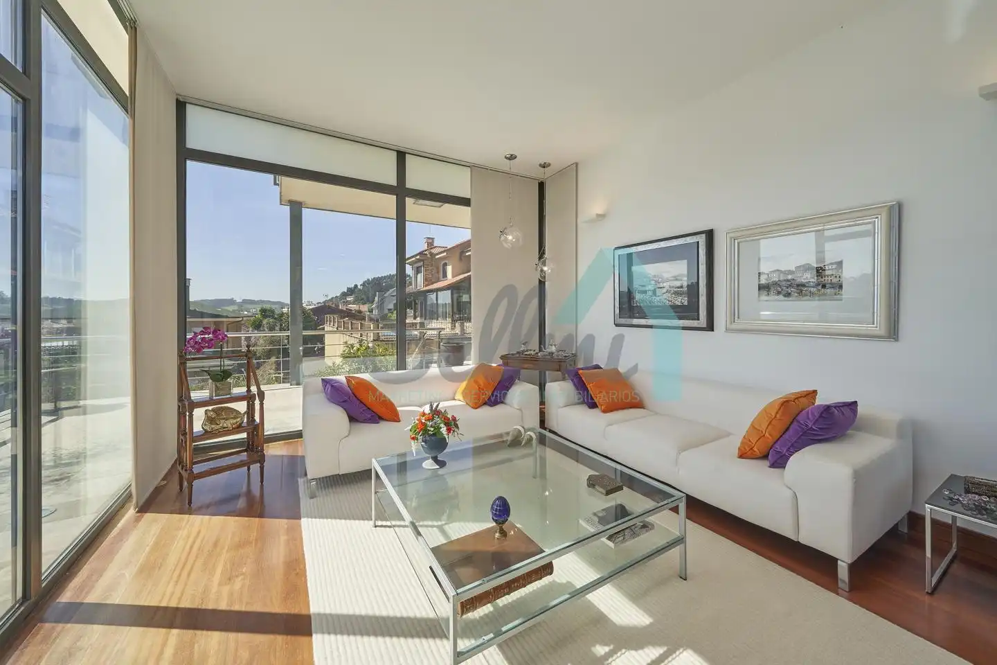 Living room of Houses for sale in Gozón  with Heating, Private garden and Terrace