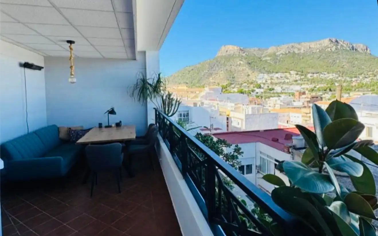 Terraza de Apartamento en venta en Calpe / Calp con Aire acondicionado, Calefacción y Terraza