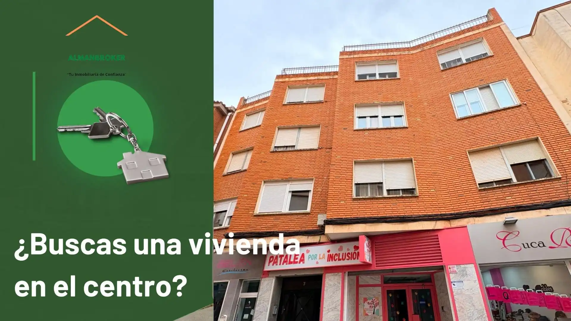 Außenansicht von Wohnung zum Verkauf in Almansa mit Heizung, Terrasse und Abstellraum