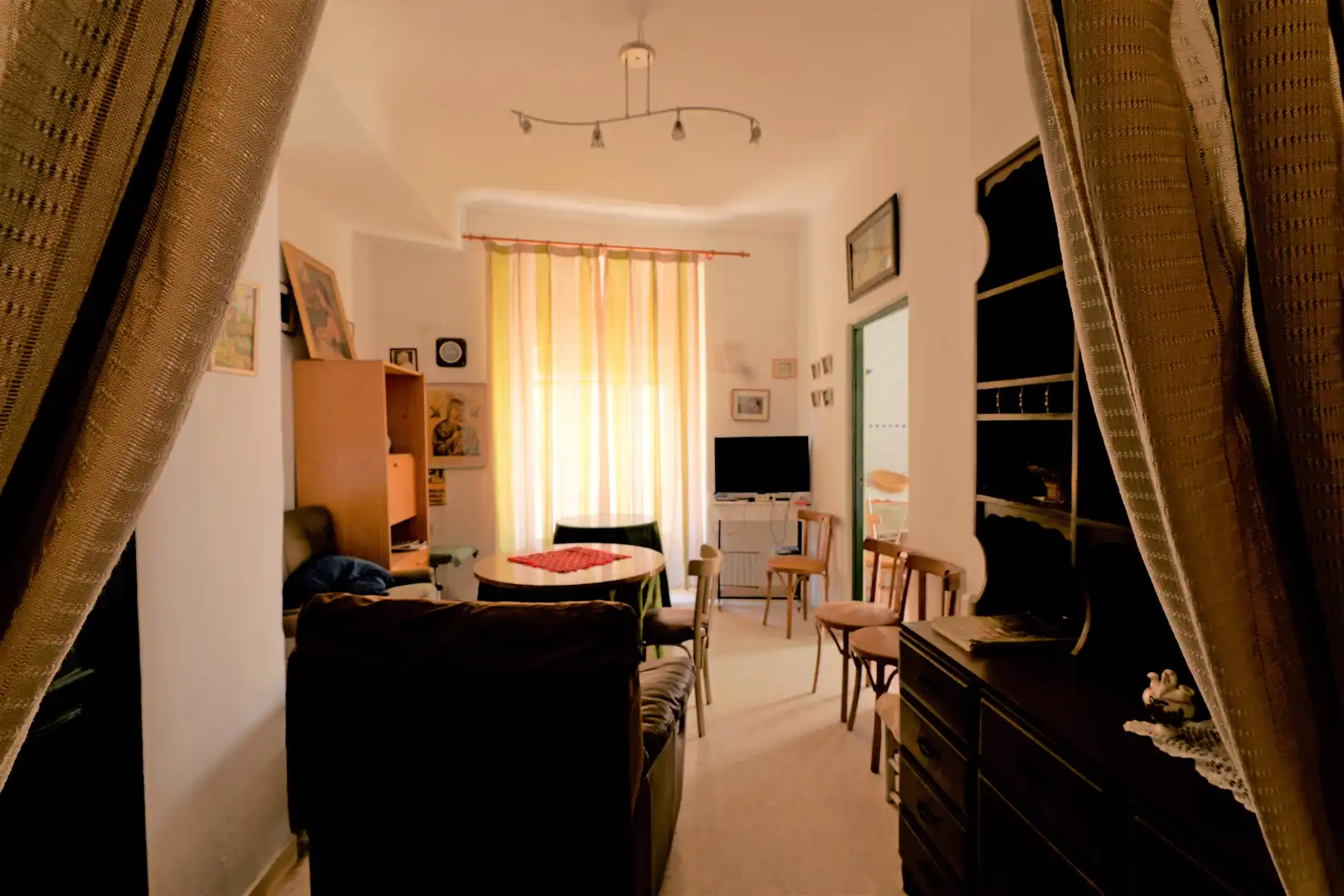 Wohnzimmer von Einfamilien-Reihenhaus zum Verkauf in Murtas mit Terrasse und Möbliert