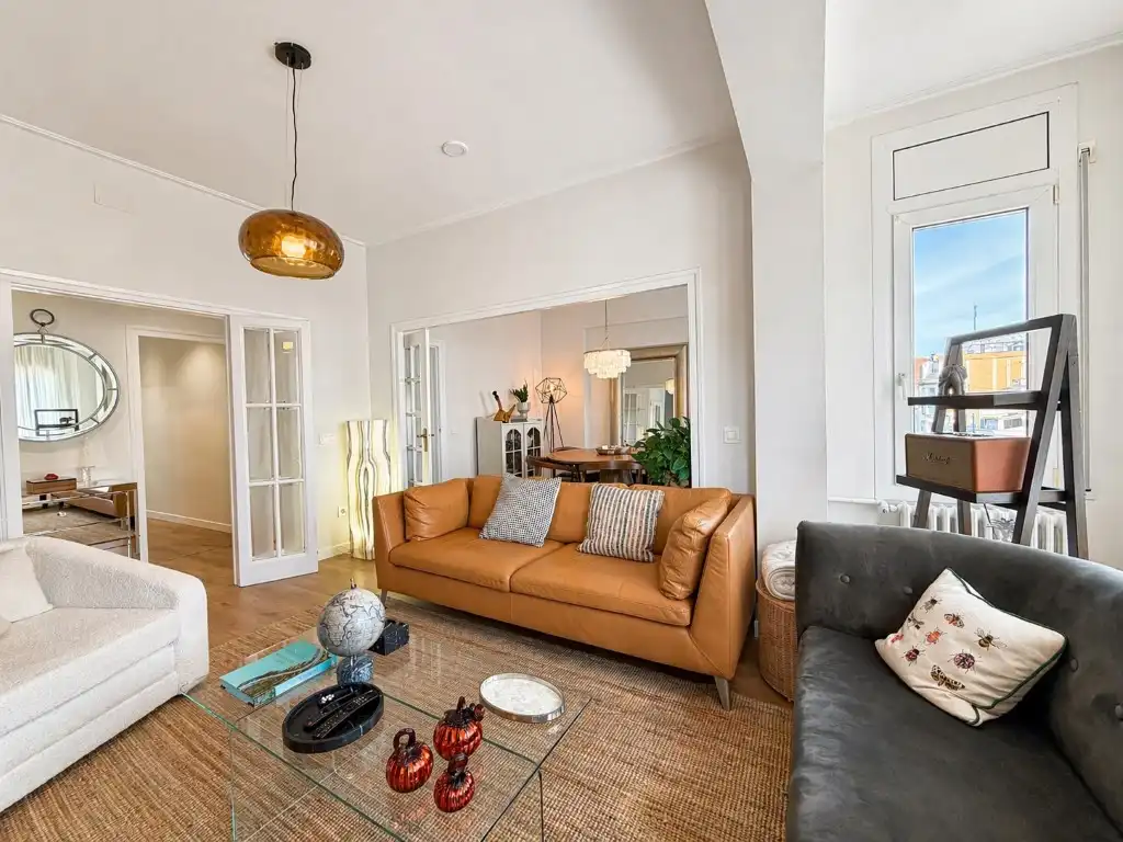 Living room of Flat for sale in Girona  with Balcony