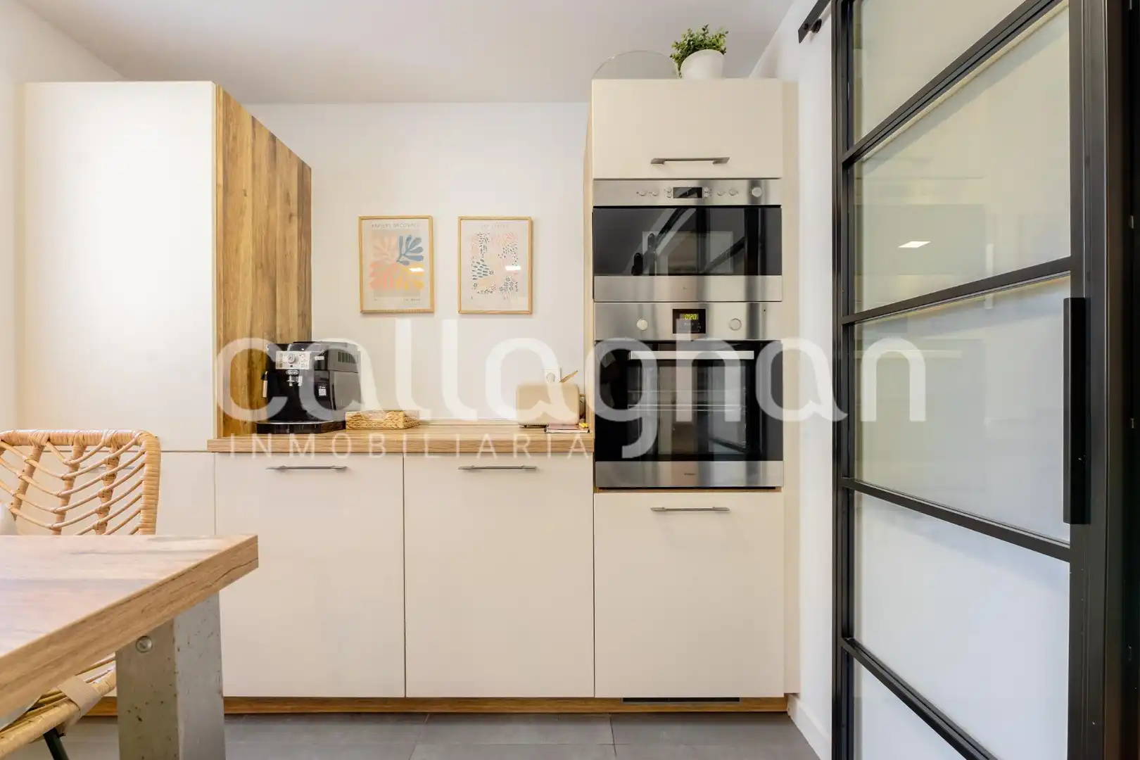 Cocina de Casa adosada en venta en Godella con Aire acondicionado, Calefacción y Jardín privado