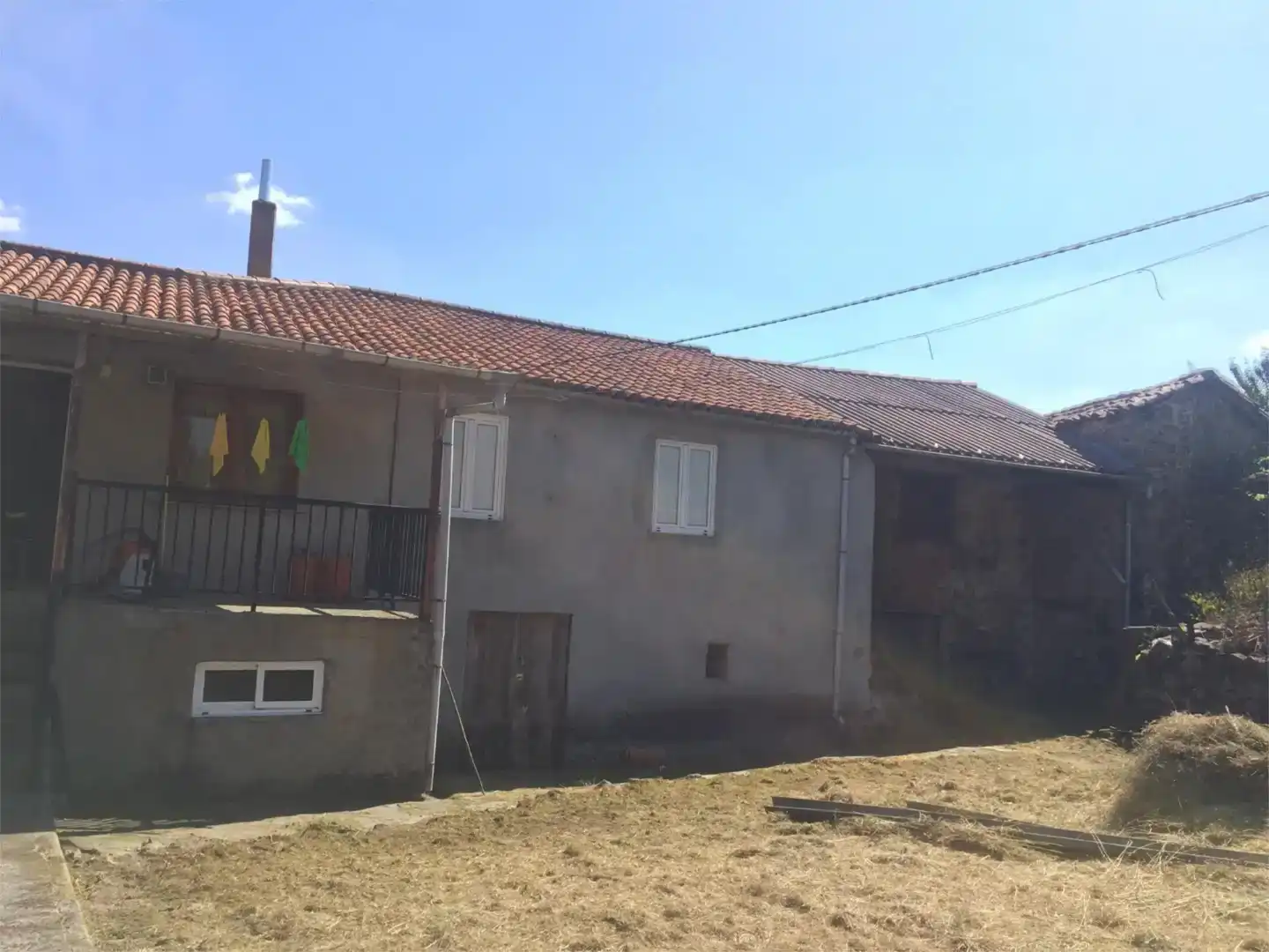 Vista exterior de Finca rústica en venta en Pantón con Jardín privado