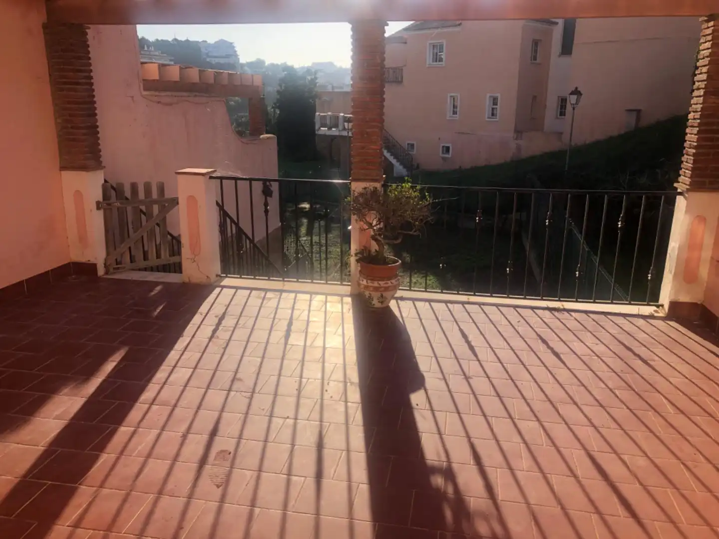 Terraza de Casa adosada en venta en Mijas con Aire acondicionado, Calefacción y Jardín privado