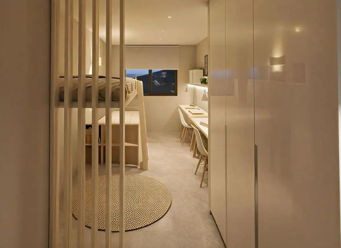 Bedroom of Detached homes for sale in Cantallops  with Air Conditioner, Heating and Private garden